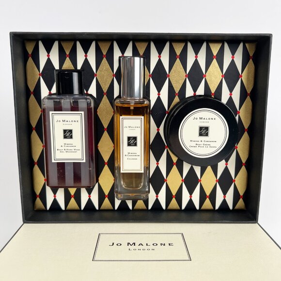Jo Malone Other - New Jo Malone Mimosa & Cardamom 3 Piece Gift Set Cologne Perfume Body Cream Wash